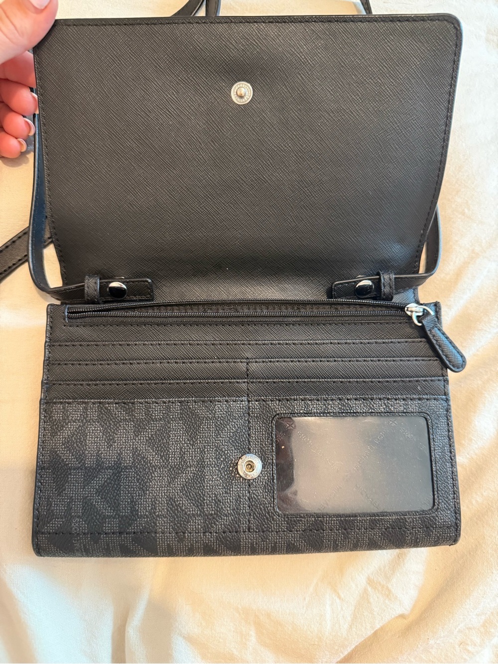 Michael Kors Black Crossbody Clutches - Picture 2 of 5